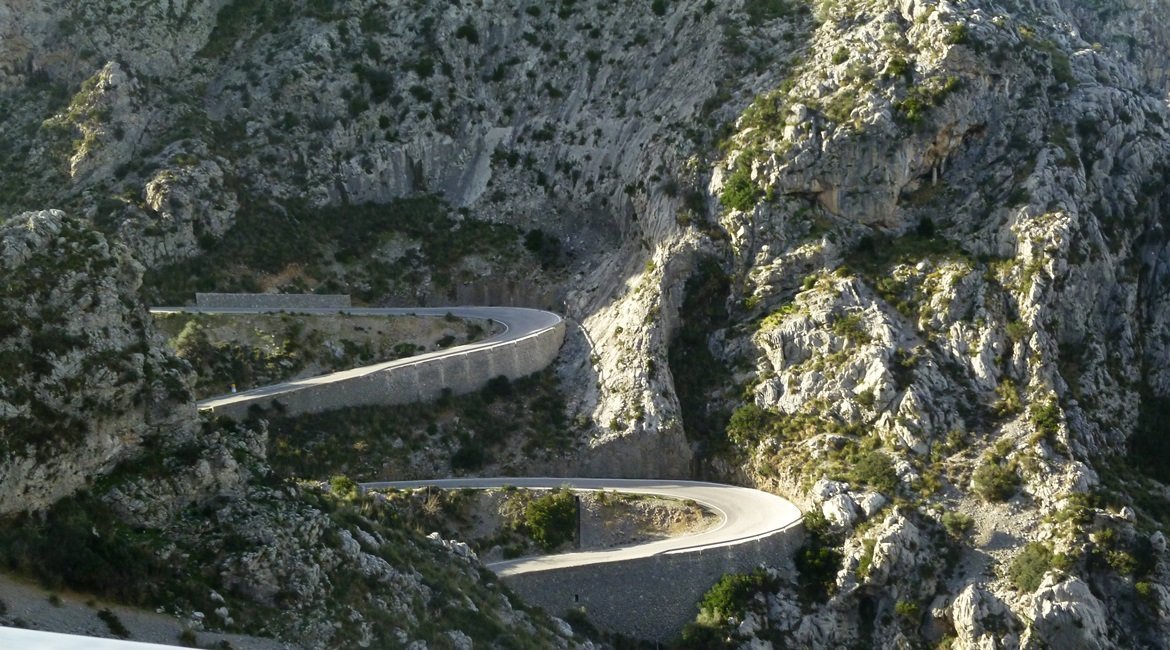 Travesía Serra de Tramuntana en Bicicleta. Sa Calobra. BIKING THROUGH SPAIN