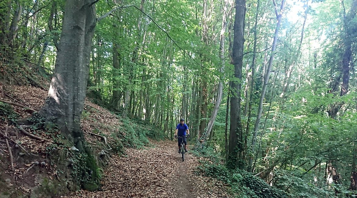 Santuari de la Salut a Coll Uria. Collsacabra en bicicleta.BICIS EN RUTA. 1170X650